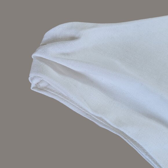 White Linen One Shoulder Mini Dress - Small - Picture 5 of 10